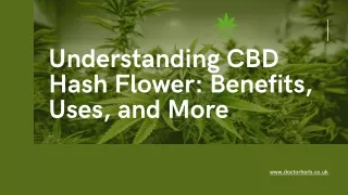 Understanding CBD Hash Flower Benefits, Uses, and More