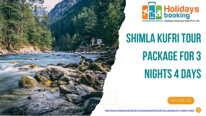 shimla kufri tour package for 3 nights 4 days