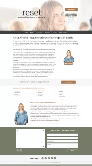 Andi Atkins | Registered Psychotherapist, Barrie