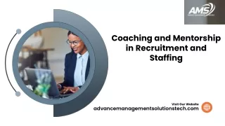 coaching and mentorship in recruitment