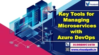 key tools for managing microservices with azure