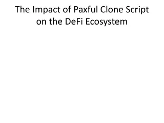 the impact of paxful clone script on the defi ecosystem
