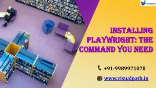 installing playwright the command you need