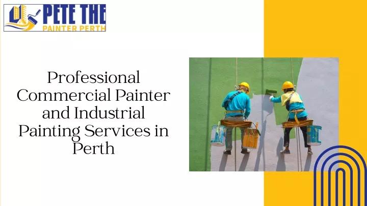 professional commercial painter and industrial