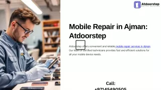 Best Mobile Repair Services in Ajman, Dubai