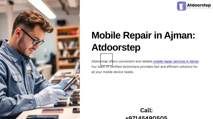 mobile repair in ajman atdoorstep