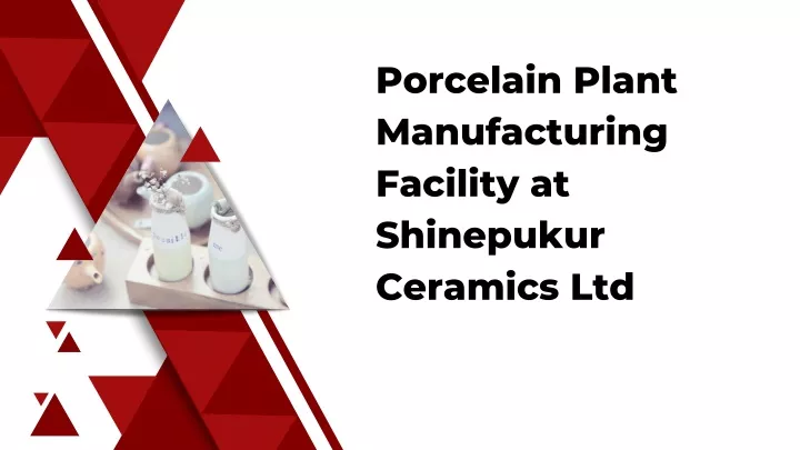 porcelain plant manufacturing facility