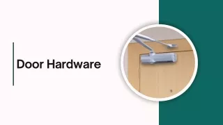 Door hardware