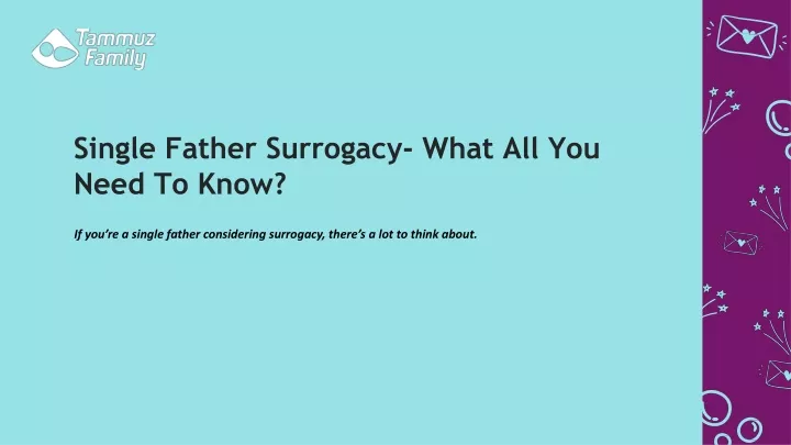 single father surrogacy what all you need to know