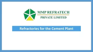 Refractory Materials In Cement Plants