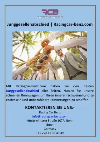 Junggesellenabschied  Racingcar-benz.com