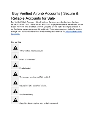 _Buy Verified Airbnb Accounts _ Secure & Reliable Accounts for Sale