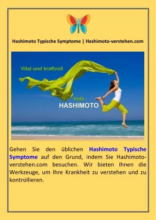 Hashimoto Typische Symptome  Hashimoto-verstehen.com