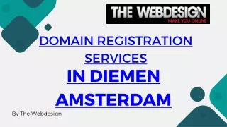 Domain Registration Services In Diemen Amsterdam