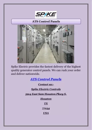 ATS Control Panels