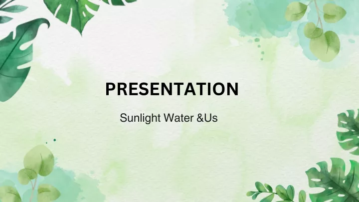 presentation