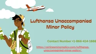 Lufthansa Unccompanied Minor Policy