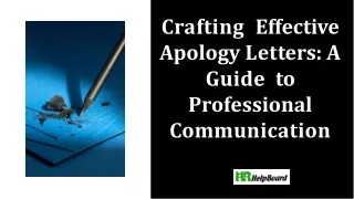 Apology Letter Sample