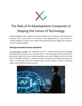 AI Development Company