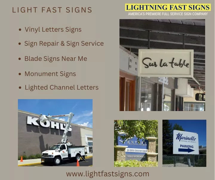 light fast signs