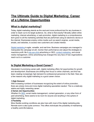 Digital Marketing training in Chandigarh