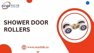 Shower door rollers