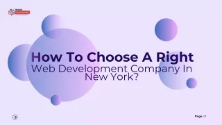 how to choose a right web development company