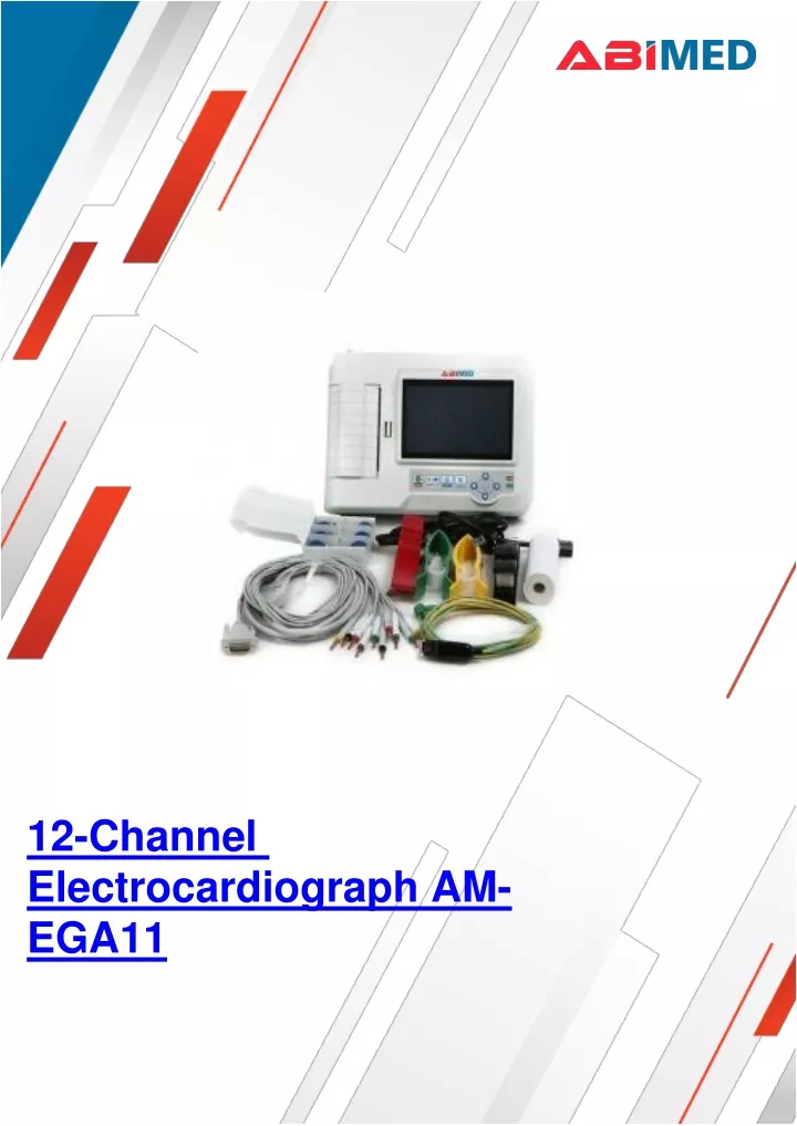 12 channel electrocardiograph am ega11