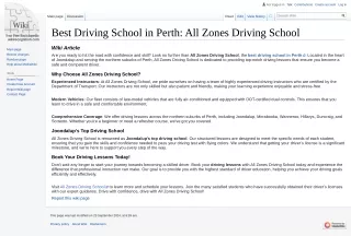 Best Driving School in Perth All Zones Driving School