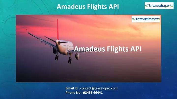 amadeus flights api