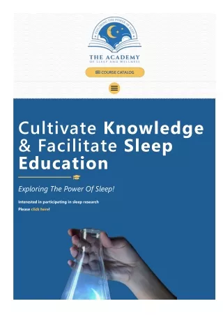 Health And Wellness Education