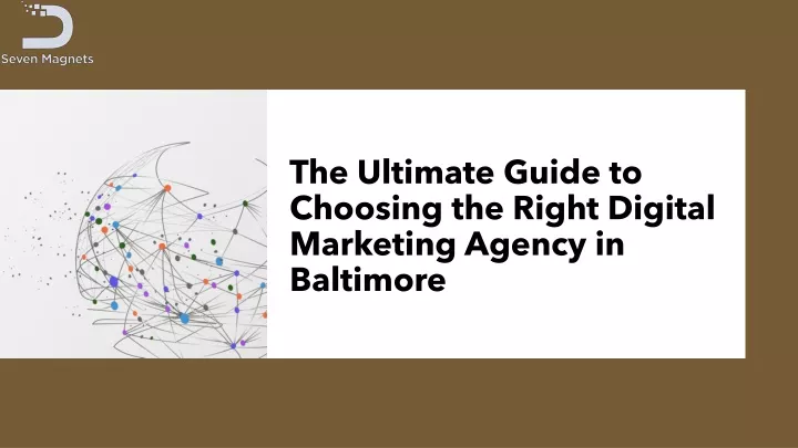 the ultimate guide to choosing the right digital marketing agency in baltimore