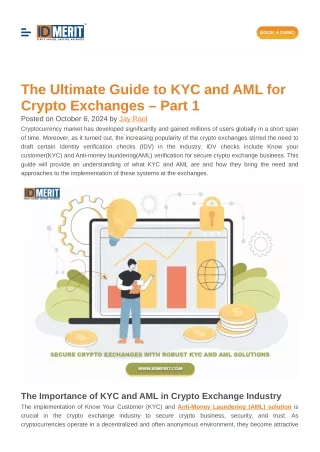 The Ultimate Guide to KYC and AML for Crypto Exchanges - Part 1