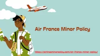 air France Minor Policy