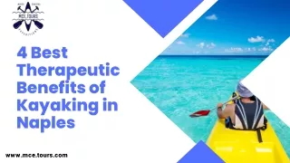 4 Best Therapeutic Benefits of Kayaking in Naples