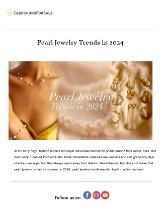 pearl jewelry trends in 2024