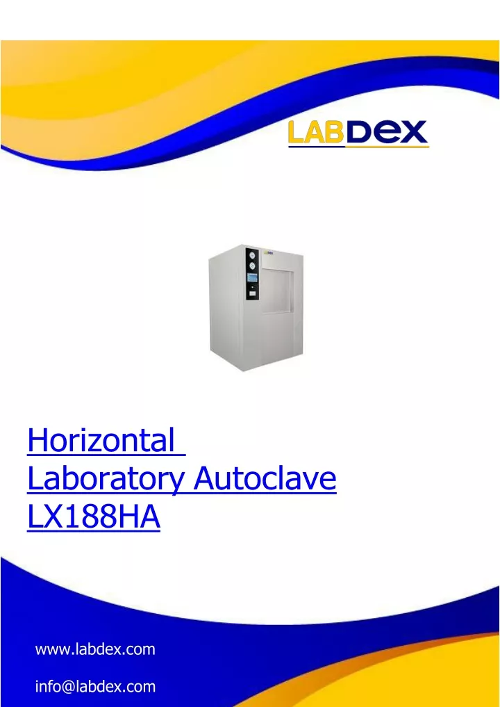 horizontal laboratory autoclave lx188ha