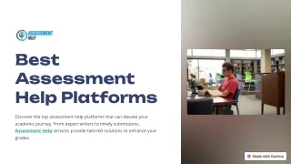 best assessment help platforms
