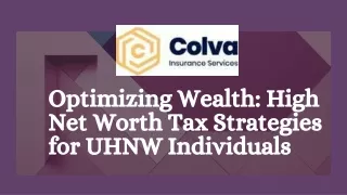 High Net Worth Tax Strategies: Navigating Wealth Preservation for UHNW Clients