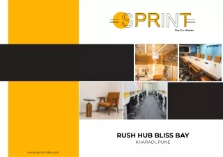 Coworking Space In Rush Hub Bliss Bay Kharadi Pune
