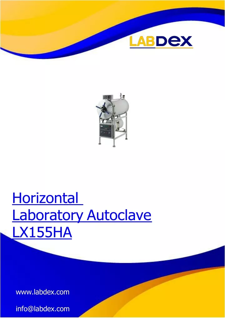 horizontal laboratory autoclave lx155ha