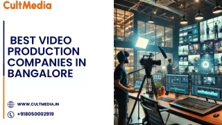 Best Video Production Companies In Bangalore