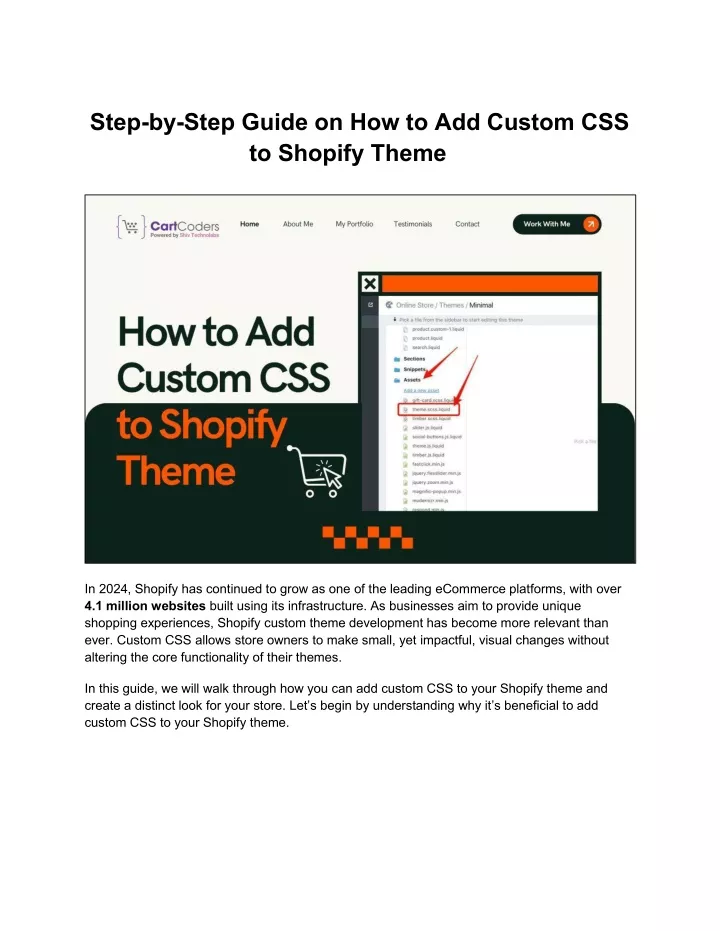 step by step guide on how to add custom