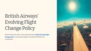British Airways Flight change