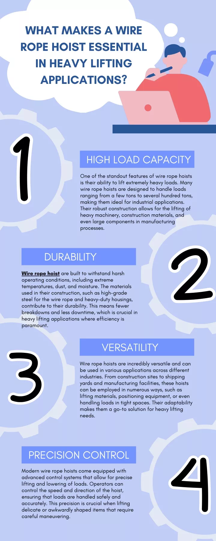 what makes a wire rope hoist essential in heavy