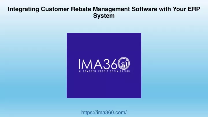 integrating customer rebate management software with your erp system