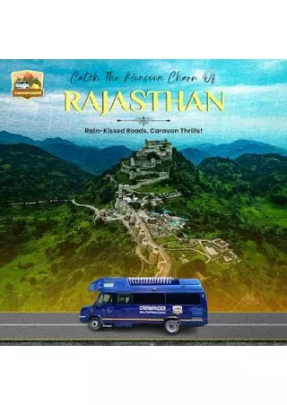 Book your caravan adventure now to experience the captivating charm of Rajasthan