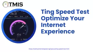ting speed test optimize your internet experience