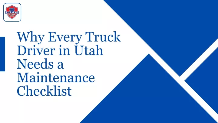 why every truck driver in utah needs