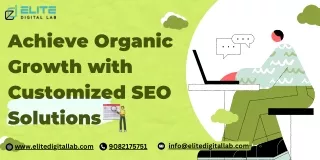 Achieve Organic Growth with Customized SEO Solutions